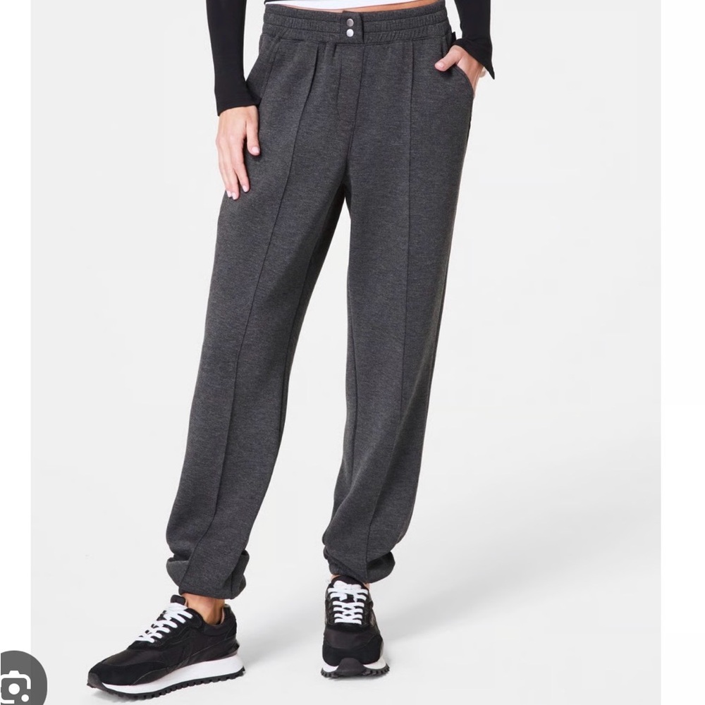 Spanx brushed Airessentials v neck tunic and joggers
